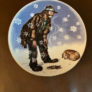 “Winter” by D.L. Rusty Rust Collectors Plate